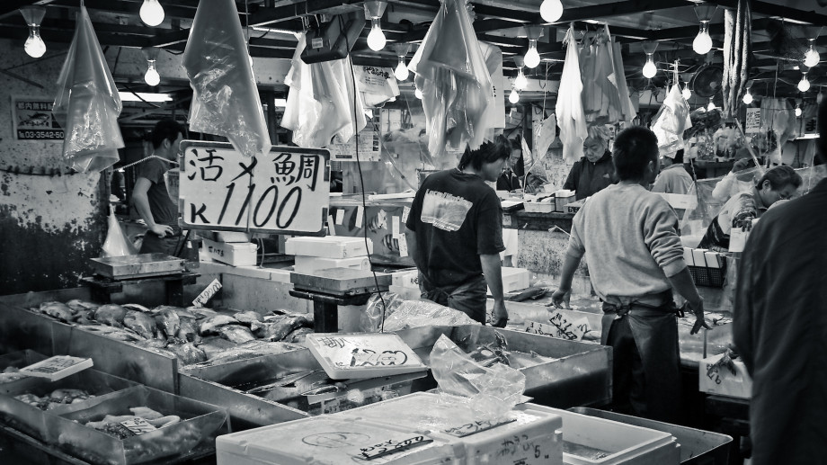 Tsukiji fish market